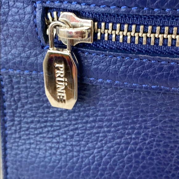 💕SOLD💕 Prune Bovine Leather Satchel Handbag - Picture 6 of 8